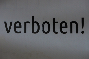 verboten!