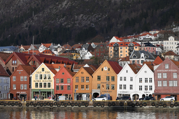 Die Altstadt von Bergen