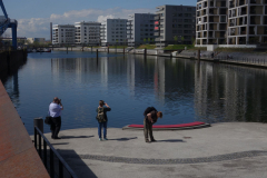 Fotografieren an der Hafenplatte